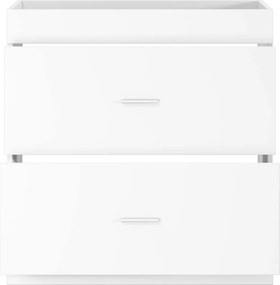 vidaXL Ντουλάπι Κάτω από τον Νιπτήρα Λευκό 78,5 x 37,5 x 81 εκ