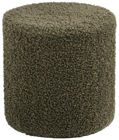 Πουφ Ejby - Μπουκλέ Πράσινο ø34 x H36 cm HOUSE NORDIC