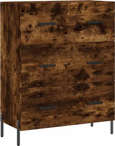 vidaXL Ντουλάπι Καπνιστή Δρυς 69,5 x 34 x 90 εκ. Επεξεργασμένο Ξύλο
