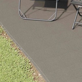 vidaXL Χαλκάκι Σκηνής Ανοιχτό γκρι 600 x 400 cm Πολυαιθυλένιο