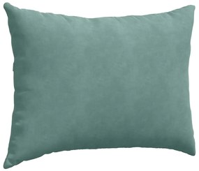 vidaXL Μαξιλάρι Καναπέ 2 pcs Θαλασσί 70 x 50 cm Υφασμάτινο Κορντουρά
