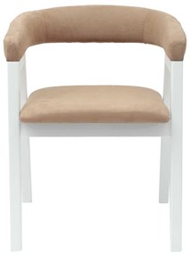 vidaXL Καρέκλες φαγητού 2 pcs Λευκό 54 x 57 x 73 εκ