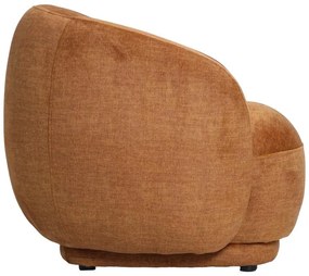 Πολυθρόνα Freya ύφασμα σε μελί απόχρωση 93x87x76εκ 93x87x76 εκ.