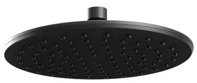 KARAG ARTEMIS Nero H13801 Κεφαλή Ντους Μαύρο Ματ Ανοξείδωτο Ατσάλι Ø20cm