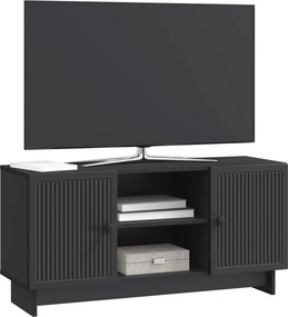 vidaXL Ντουλάπι TV 102 x 34,5 x 50 εκ. Μαύρο Επεξεργασμένο Ξύλο