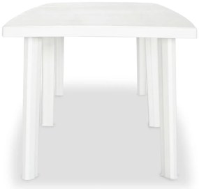 Τραπέζι Κήπου Λευκό 210 x 96 x 72 εκ. Πλαστικό - Λευκό