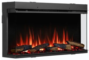 Έξυπνο Ηλεκτρικό Τζάκι Ένθετο 1500W Μαύρο Richen 3D Insert 93 R-EF 407A Sieline-R-EF 407A-Μαύρο R-EF 407A