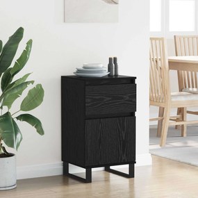 vidaXL Πλαϊνό γραφείο Μαύρη δρυς 35 x 40 x 70 εκ. Επεξεργασμένο ξύλο