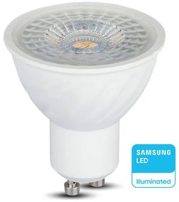 V-TAC Σποτ LED GU10 6W 230V 445lm 110° IP20 Samsung Chip Φυσικό Λευκό Dimmable 21199