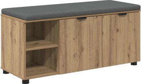 vidaXL Παγκάκι Χαλωρίου Τεχνίτικη Δρυς 100 x 38 x 46 εκ