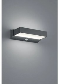 Απλίκα Φωτιστικό Τοίχου LED 11W Ανθρακί ΙΡ54 Up Down Ανιχνευτής Κίνησης Cuando 226669242 Trio Lighting-226669242-Ανθρακί 226669242