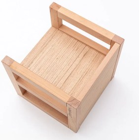 Cubotto 3 σε 1 Premium Καρεκλα Montessori Μπεζ 32x32x32cm