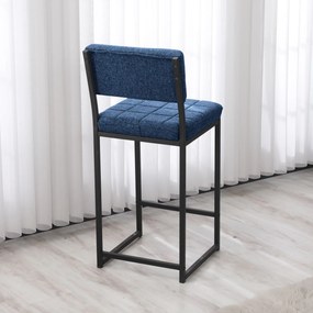 Bar Stool Retro - Navy Blue Navy Blue
