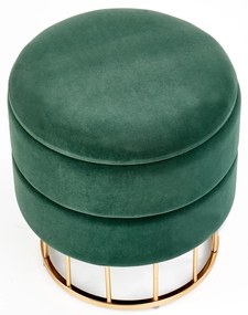 MINTY stool, color: dark green DIOMMI V-CH-MINTY-PUFA-C.ZIELONY