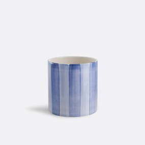 Κασπώ από κεραμικό με ρίγες, διάμετρος 14 εκ., JAOMA