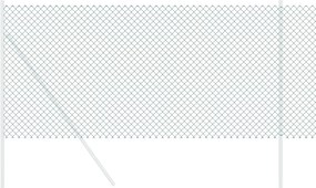vidaXL Φράχτης αλυσίδας 10 x 0,4 m Ατσάλι Πράσινο
