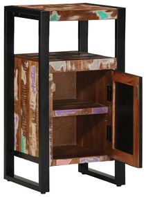 vidaXL Ντουλάπα Μπάνιου Καφέ 40 x 35 x 75 εκ Μασίφ ανακυκλωμένο ξύλο