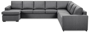 Γωνιακός Καναπές Scandinavian Choice C137, Γκρι, 344x285x80cm, Πόδια: Ξύλο | Epipla1.gr