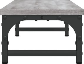 vidaXL Βάση Οθόνης Γκρι Sonoma 85x23x15,5 εκ. από Επεξεργασμένο Ξύλο