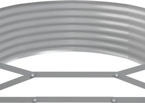 vidaXL Ζαρντινιέρα Γκρι 507x100x36 εκ. Γαλβανισμένος χάλυβας