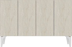 Console Lipa 120 - White, Travertine White
Travertine
