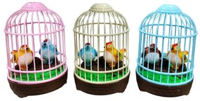 Πουλάκια Με Κλουβί Με Ήχο 1τμχ - Birds With A Cage With Sound 1pcs
