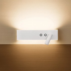 Φωτιστικό Τοίχου Resort Right 10W 4000K + 3W Λευκό