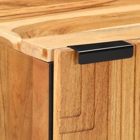 vidaXL Ντουλάπα Μπάνιου 38x33,5x58 εκ. Μασίφ ξύλο ακακίας