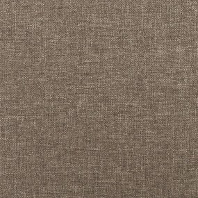 vidaXL Κεφαλάρι Κρεβατιού Μπεζ 144x5x118/128 εκ. Ύφασμα