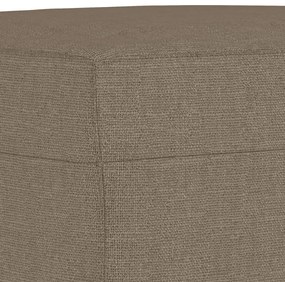 vidaXL Πάγκος Taupe 70 x 35 x 41 εκ. Υφασμάτινος