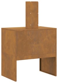 vidaXL Εστία με Καμινάδα 60x40x96 εκ. Από Σιδηρόχαλυβα