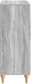 vidaXL Πλαϊνό γραφείο Γκρι Sonoma 66 x 34,5 x 90 εκ Επεξεργασμένο Ξύλο