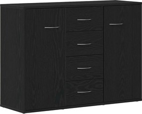 vidaXL Μπουφές από Μαύρη Δρυς 88x30x64 εκ. από Τεχνητό Ξύλο