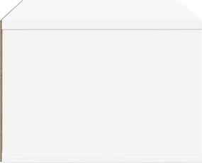 vidaXL Βάση Εκτυπωτή Λευκή 40x32x22,5 εκ. από Επεξεργασμένο Ξύλο