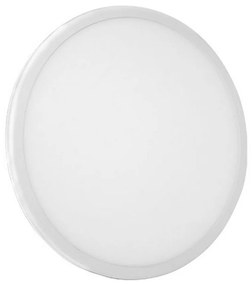 Panel Led Χωνευτό Flexi940RW 9W 4000K 710lm White Aca Στρόγγυλο Αλουμίνιο