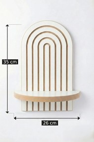 Ράφι Τοίχου Λευκό BIPE 20x13x35