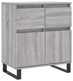 vidaXL Ντουλάπι Γκρι Sonoma 60x35x70 εκ. από Επεξεργασμένο Ξύλο