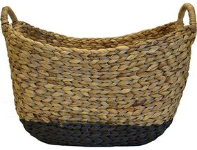 Καλάθι 00.06.66063 44x35x31cm Natural-Black Hydrohyacinth