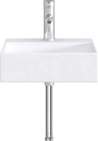 vidaXL Λεκάνη μπάνιου Χρωμέ 39 x 30,5 x 12,5 εκ Μέταλλο