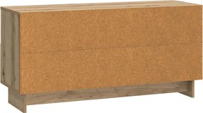 vidaXL Ντουλάπι TV 102 x 34,5 x 50 εκ. Artisan Δρυς Επεξεργασμένο Ξύλο