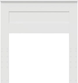 vidaXL Κεφαλάρι Λευκό Επεξεργασμένο ξύλο