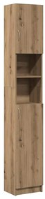 vidaXL Ντουλάπι Μπάνιου Αρτισιανή Δρυς 32x25,5x190 εκ. Επεξ. Ξύλο