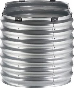 VEVOR Metal Raised Garden Bed 4x2x2 ft Outdoor Galvanized Planter Box Silver