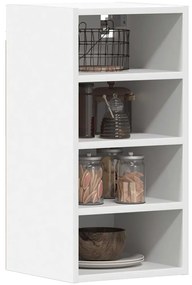vidaXL κρεμαστό ντουλάπι Riga Λευκό 30x29,5x60 cm Ξύλινη κατασκευή