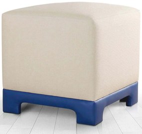 Σκαμπό Lenover 209FLF1415 50x50x47cm Cream-Blue