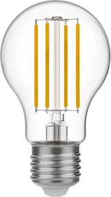 LED Filament Λαμπτήρας T01 Drop A60 Διαφανής 7W 806Lm E27 2700K Dimmable