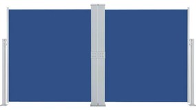 vidaXL Σκίαστρο Πλαϊνό Συρόμενο Μπλε 160 x 600 εκ.