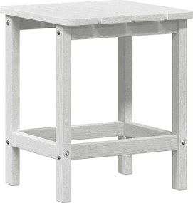 vidaXL Τραπεζάκι Πλευράς Λευκό 38 x 38 x 46 εκ. Πολυαιθυλένιο
