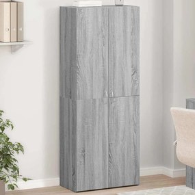 vidaXL Ντουλάπι Αρχειοθέτησης Γκρι Sonoma 60 x 32 x 153 εκ. από Τεχνητό Ξύλο