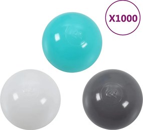 vidaXL Μπάλες για Παιδική Πισίνα 1000 τεμ. Πολύχρωμες